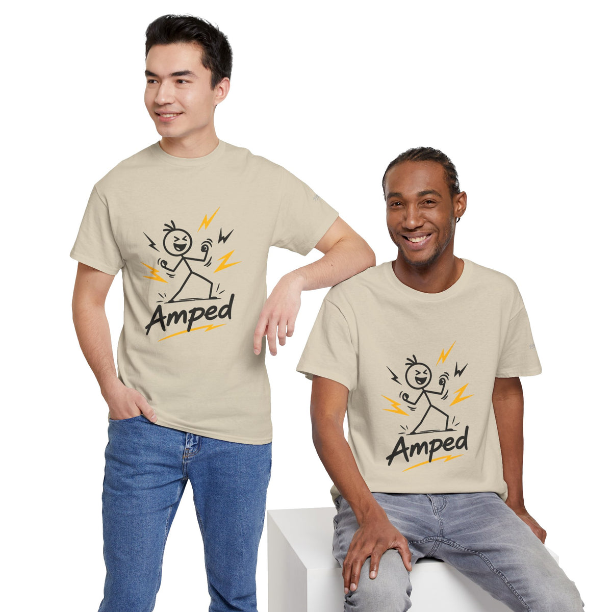 Electric Stick Figure "Amped" T-Shirt