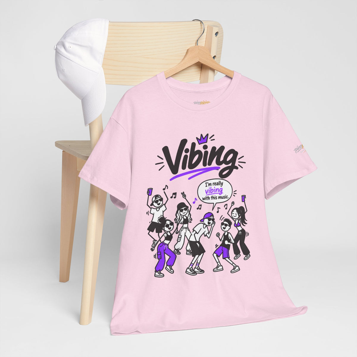 Vibing Dance Party Tee — "I'm Really Vibing" Graphic T-Shirt