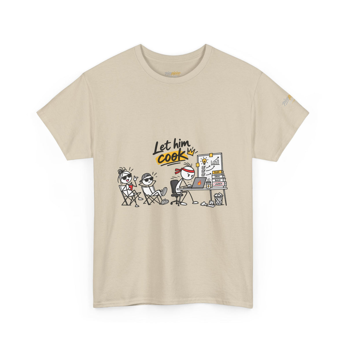 "Let Him Cook" Cartoon Graphic Tee