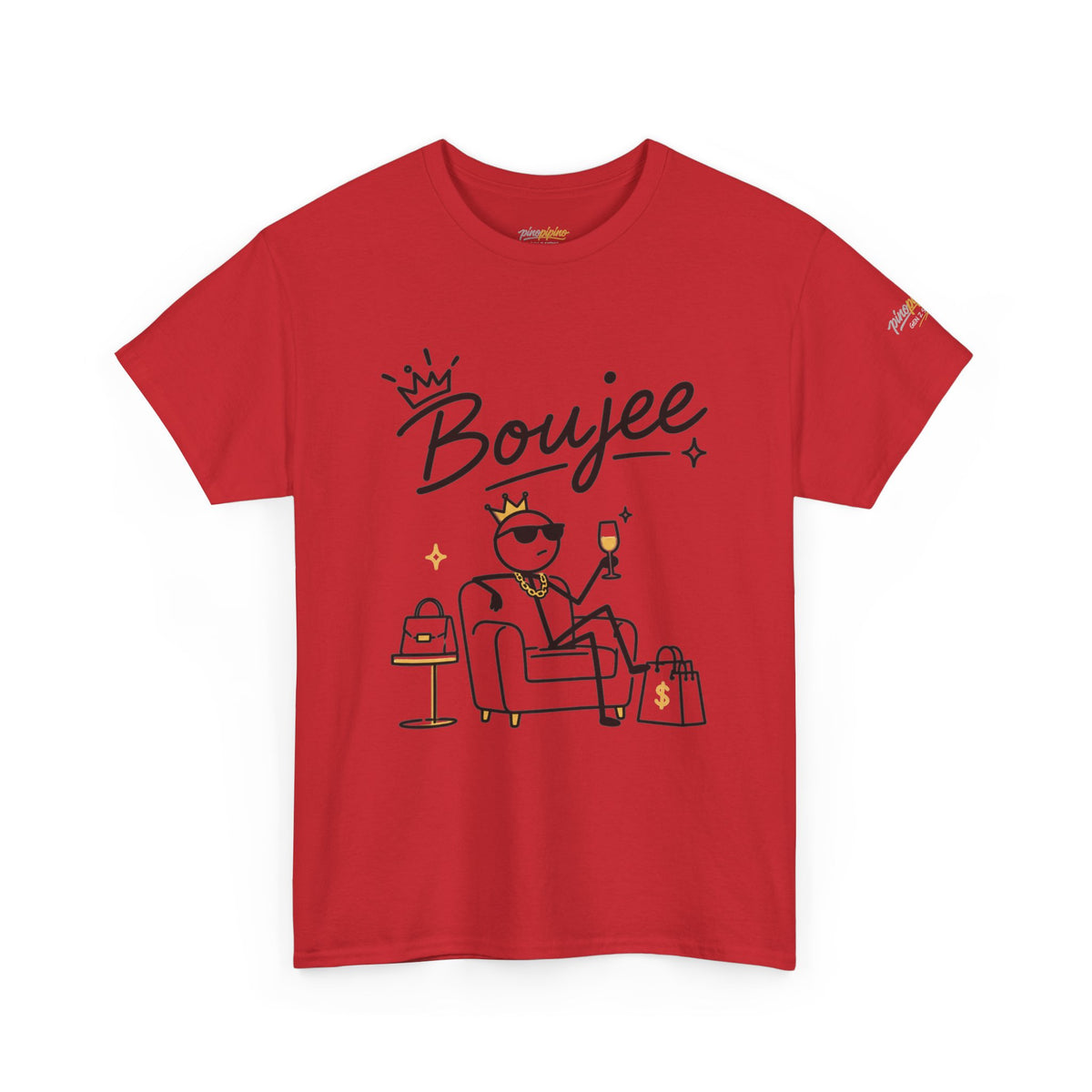 "Boujee" Tee — Graphic Luxury Lifestyle T‑Shirt