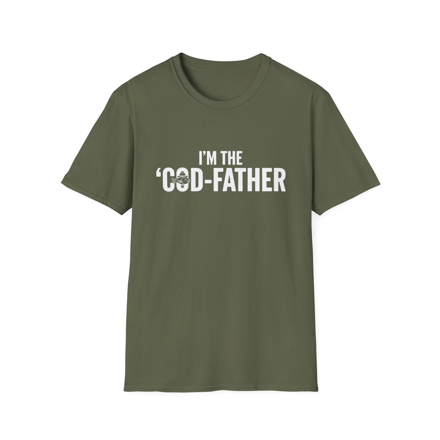 I'm the 'Cod-Father' T-Shirt – Funny Fisherman Dad Gift