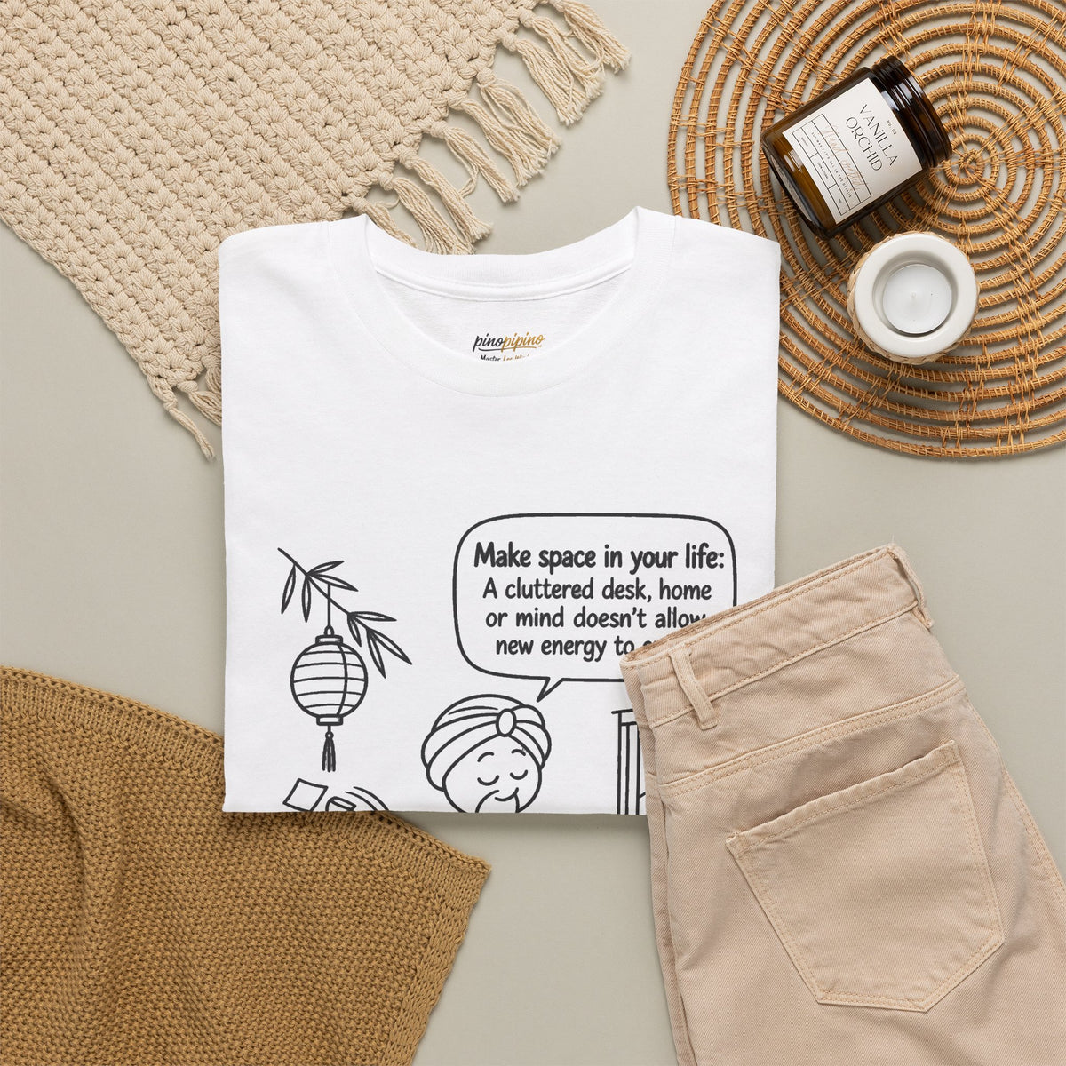 "Make Space in Your Life" Desk Humor Tee