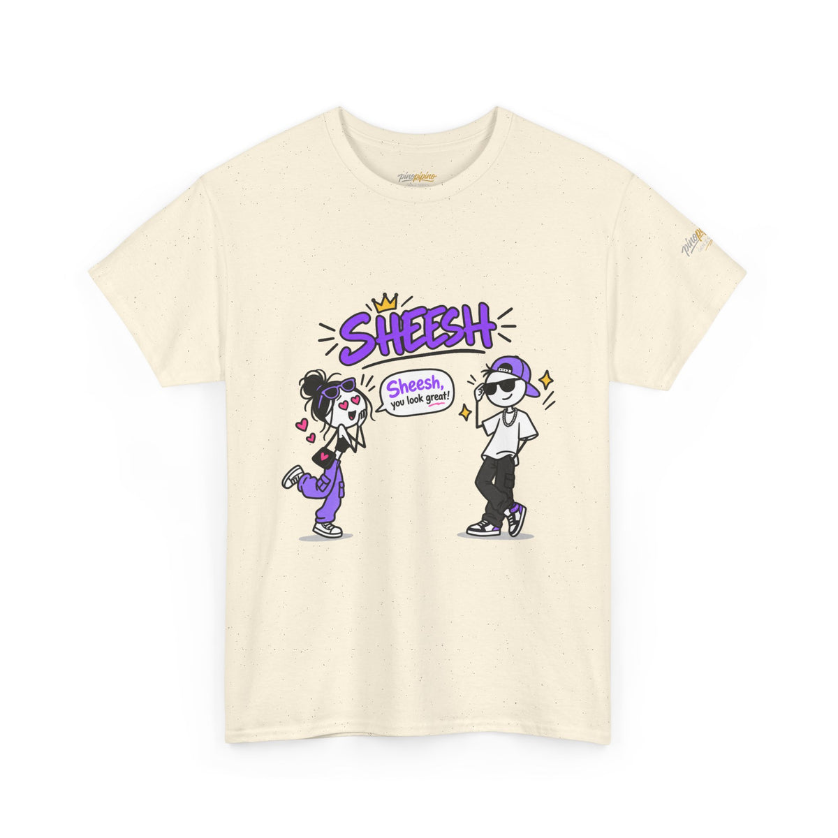 "Sheesh" Cartoon Tee — Funny Retro Graphic T-Shirt