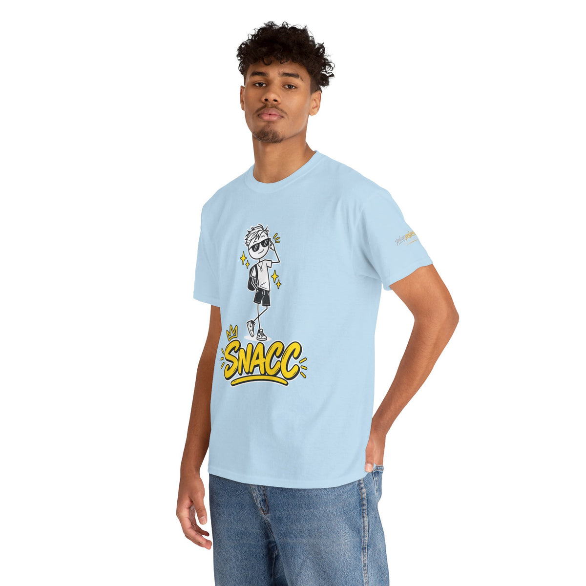 “SNACC” Man Graphic Streetwear Tee
