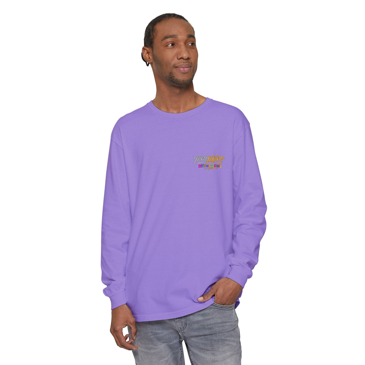 "When the Shrooms Bloom, The Goom Zooms" Psychedelic Design Long Sleeve T-Shirt