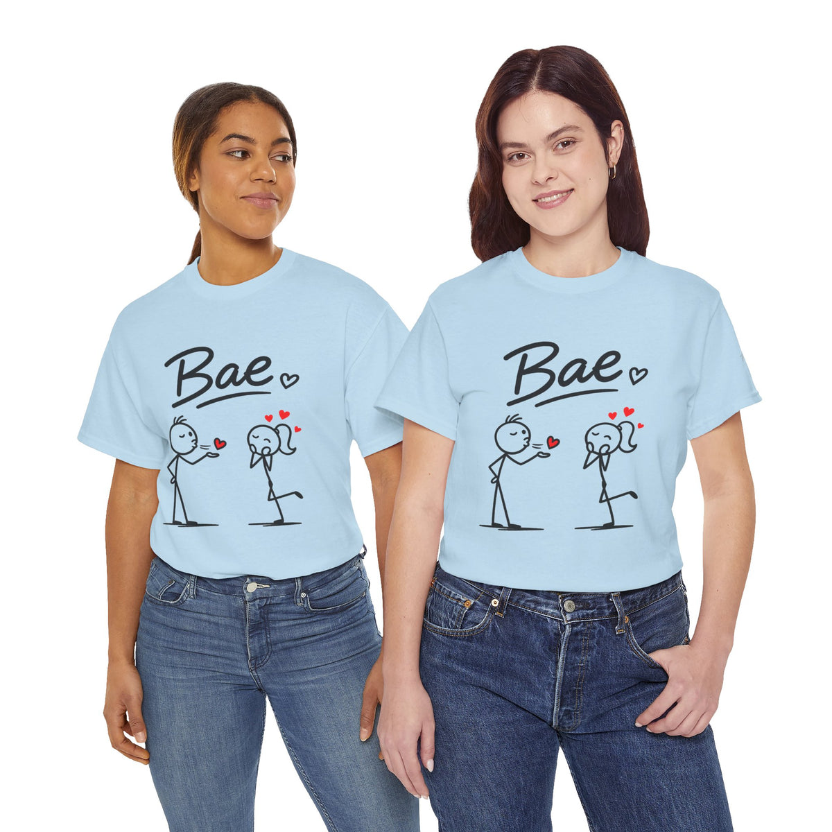 "Bae" Love Stick Figure T-Shirt