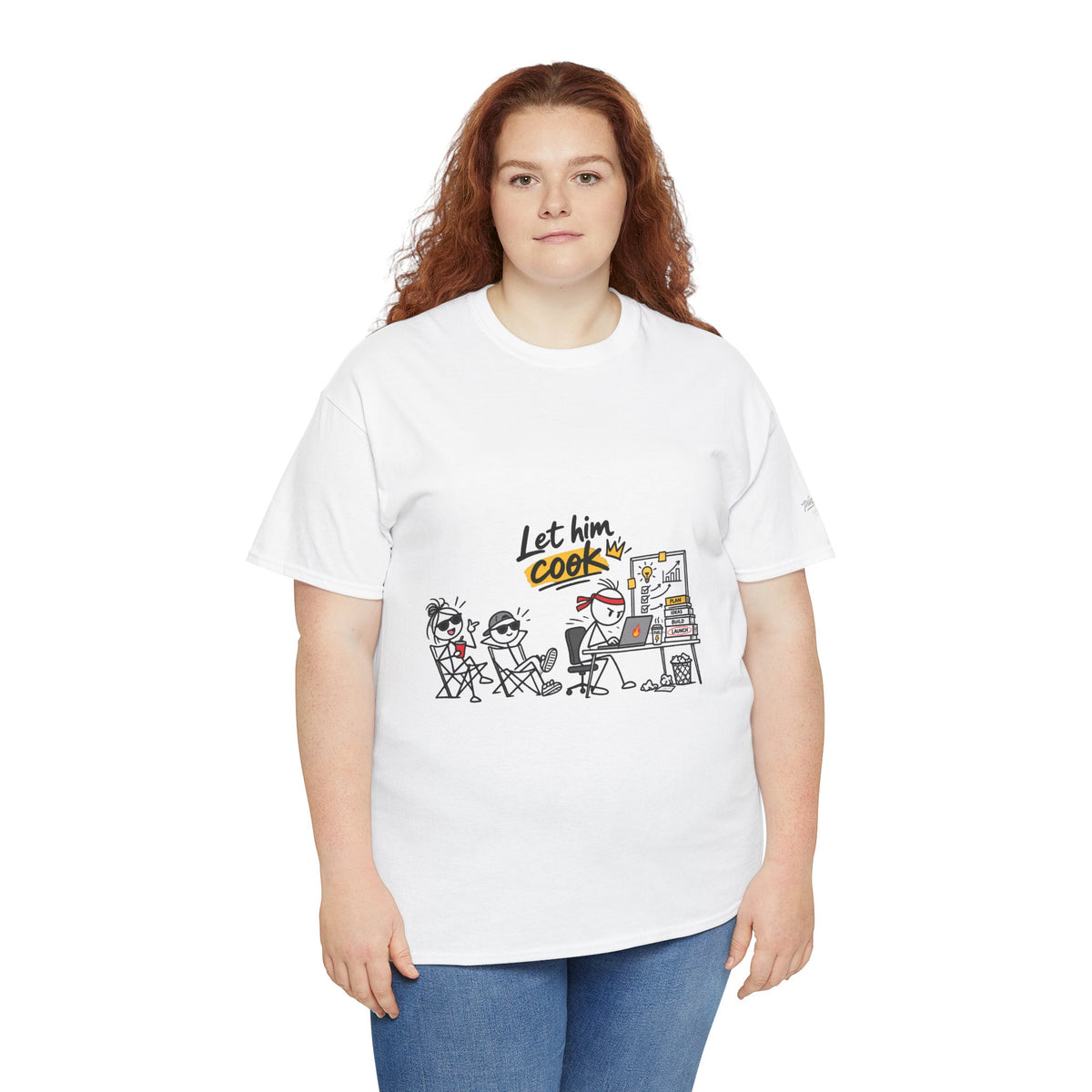 "Let Him Cook" Cartoon Graphic Tee