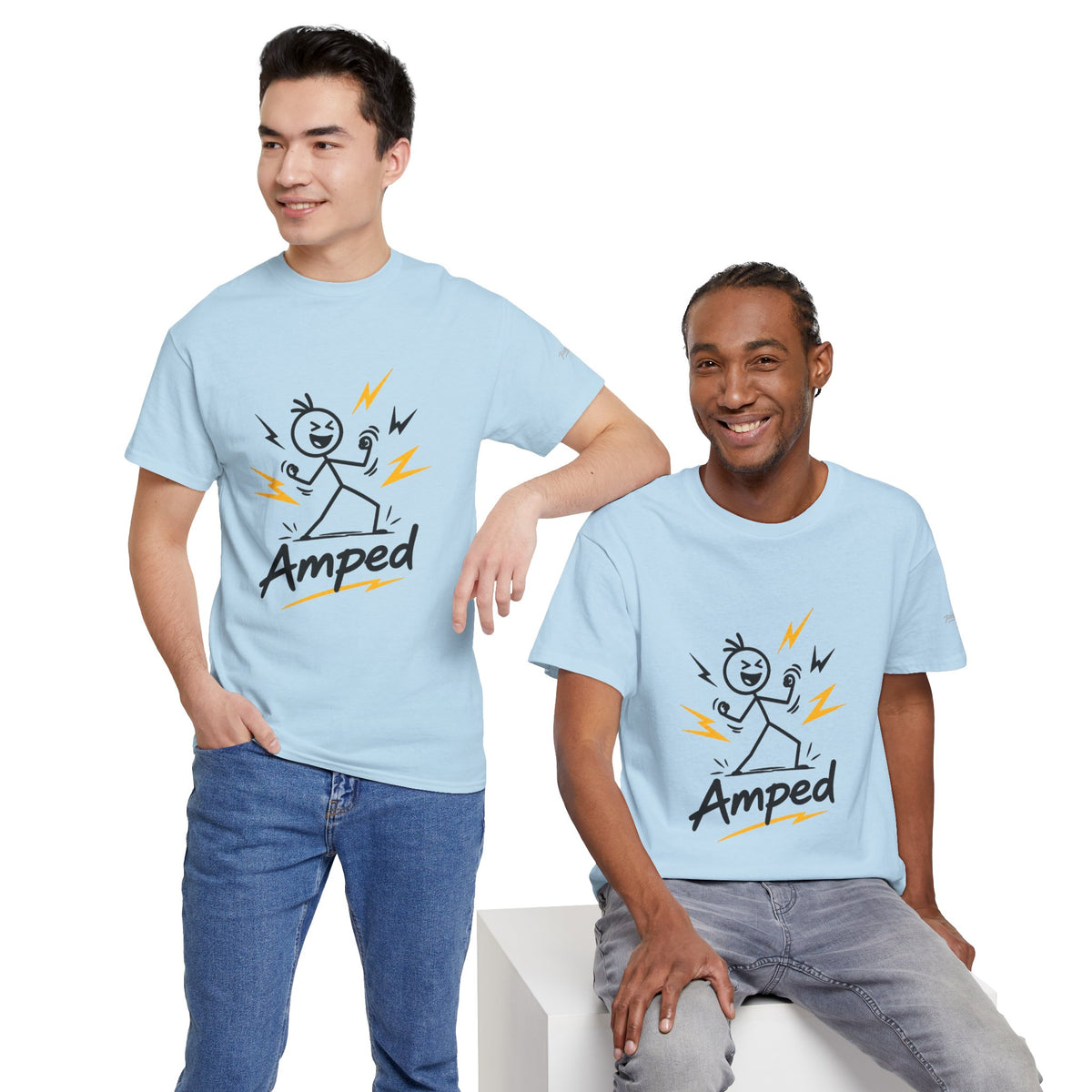Electric Stick Figure "Amped" T-Shirt