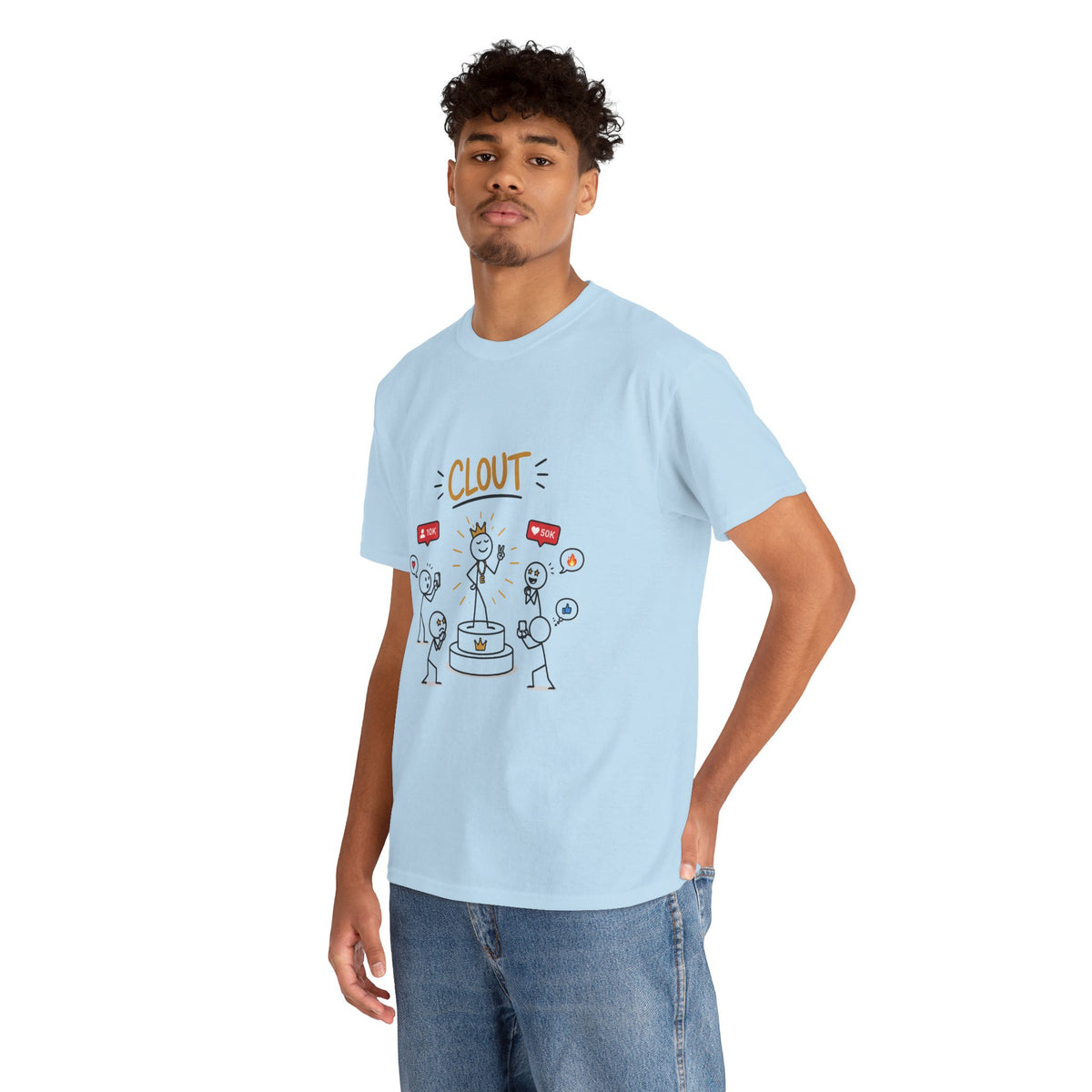 "Clout" Social Media Graphic Tee