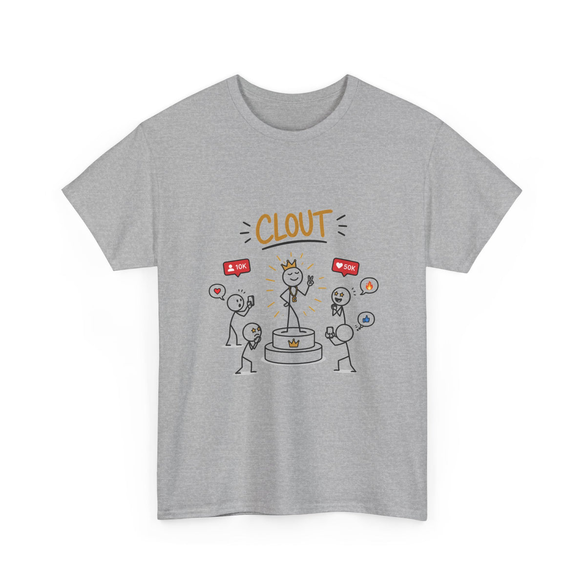 "Clout" Social Media Graphic Tee