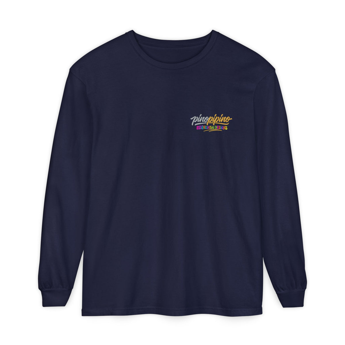 "When the Shrooms Bloom, The Goom Zooms" Psychedelic Design Long Sleeve T-Shirt