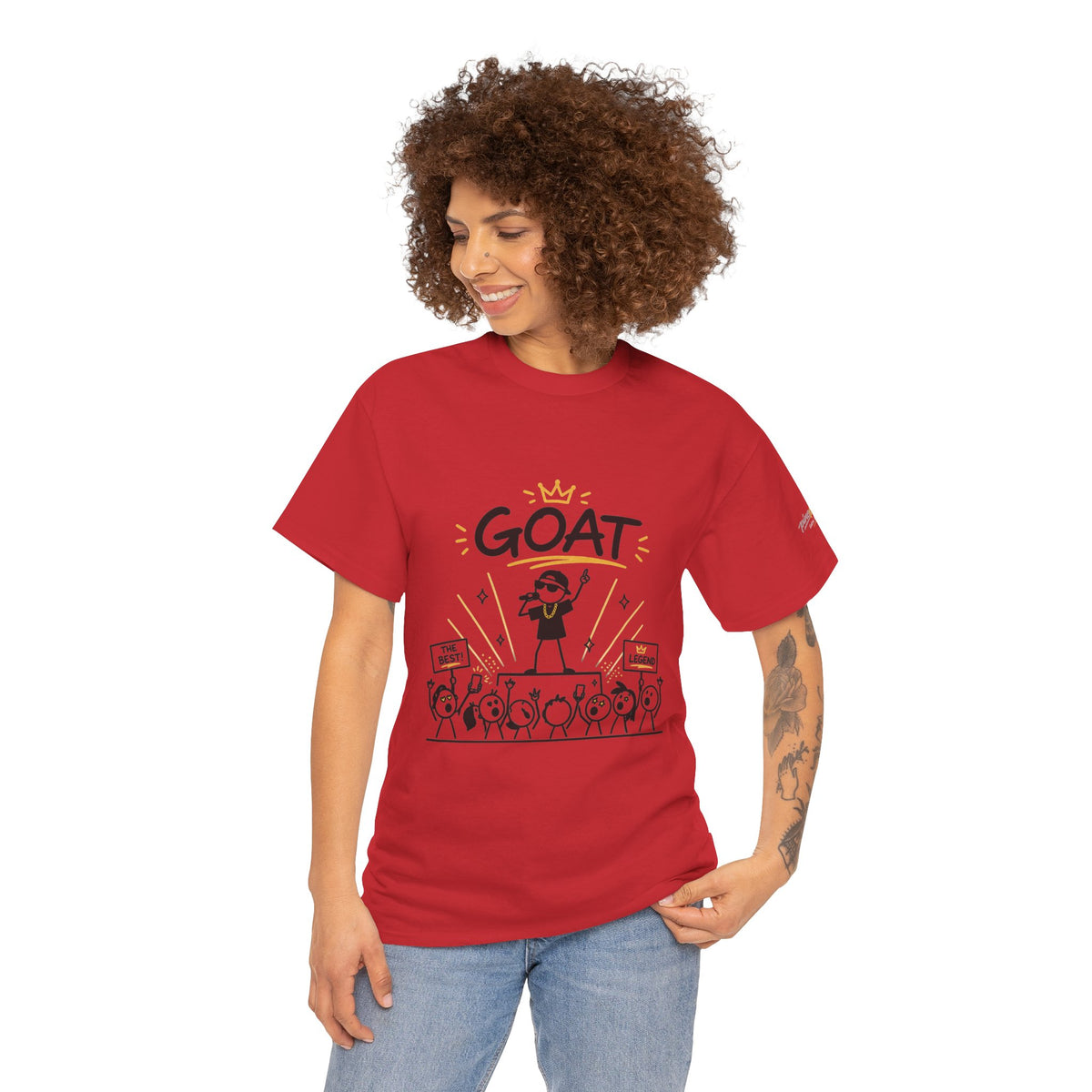 "GOAT" Gen Z Slang Graphic T-Shirt