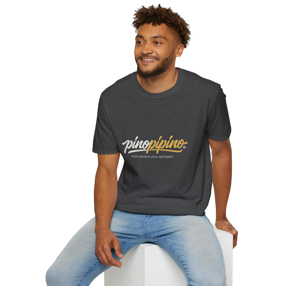 Pinopipino Logo T-Shirt — Retro Script
