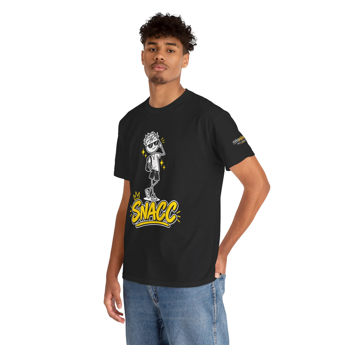 “SNACC” Man Graphic Streetwear Tee