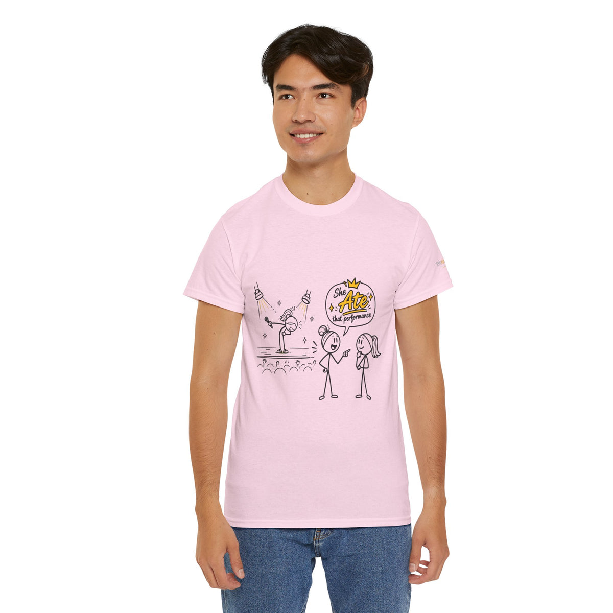 "Ate" Gen Z Slang - Stick Figure Tee