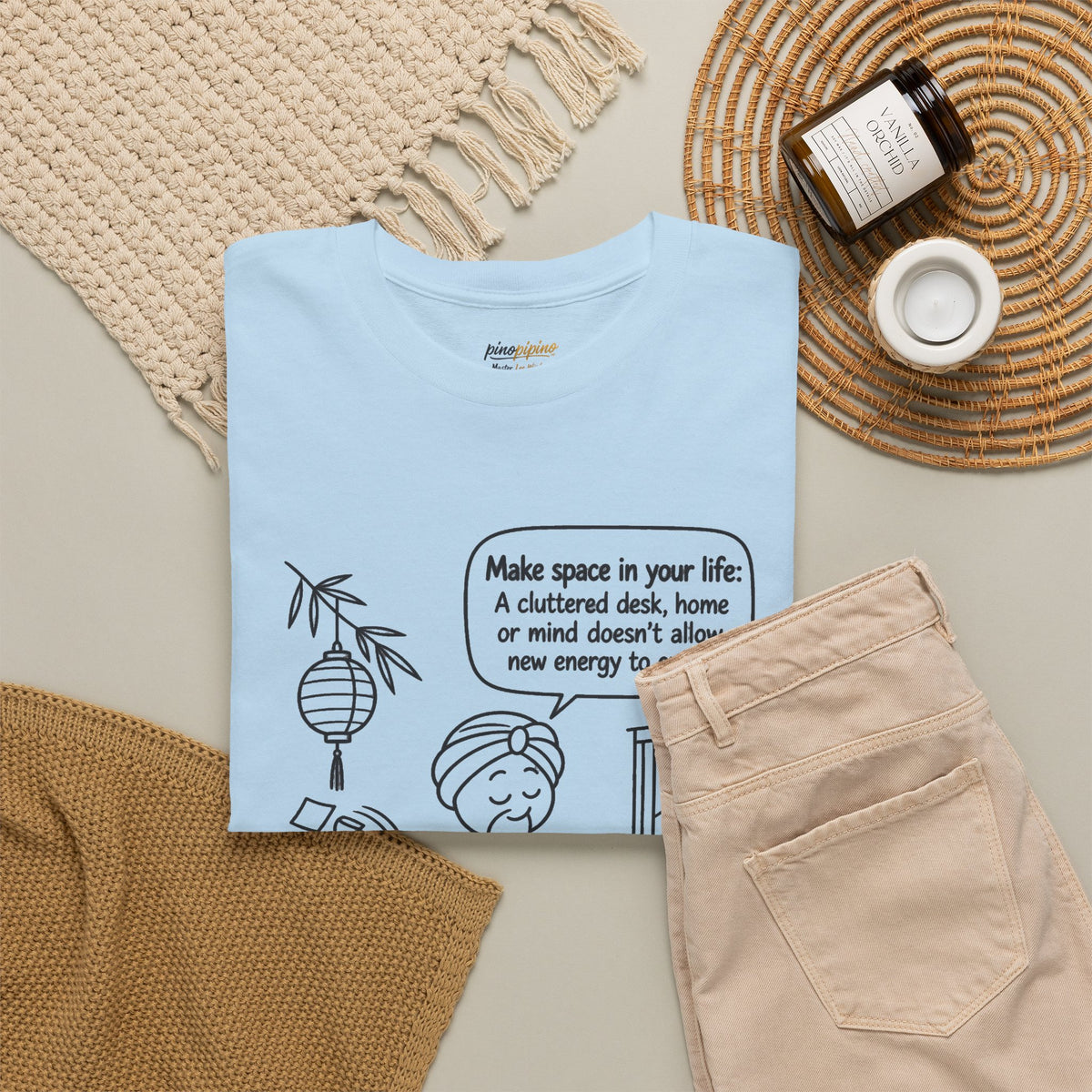 "Make Space in Your Life" Desk Humor Tee
