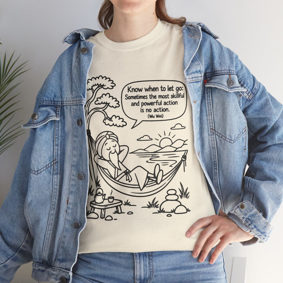 "Know when to let go" - Relaxing Hammock Graphic T-Shirt