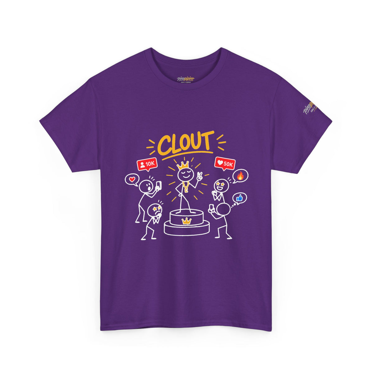 "Clout" Graphic Tee — Social Media Inspired "Clout" Shirt