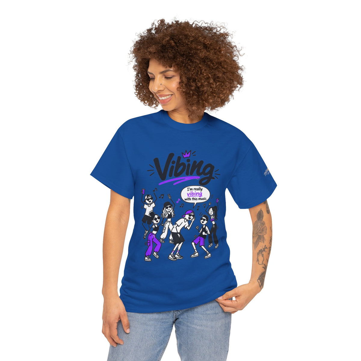 Vibing Dance Party Tee — "I'm Really Vibing" Graphic T-Shirt