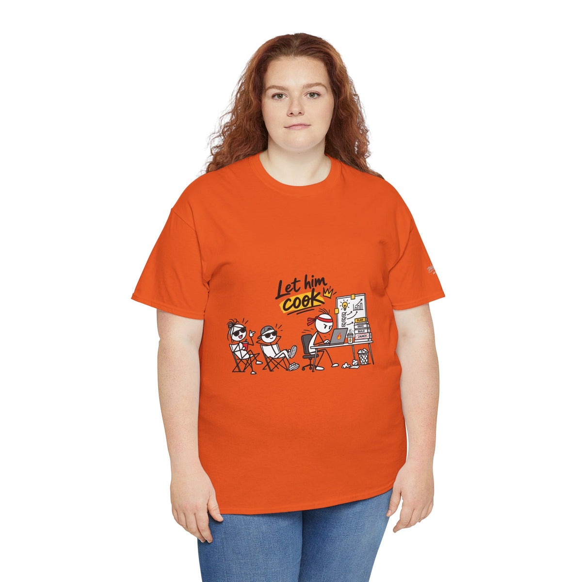 "Let Him Cook" Cartoon Graphic Tee