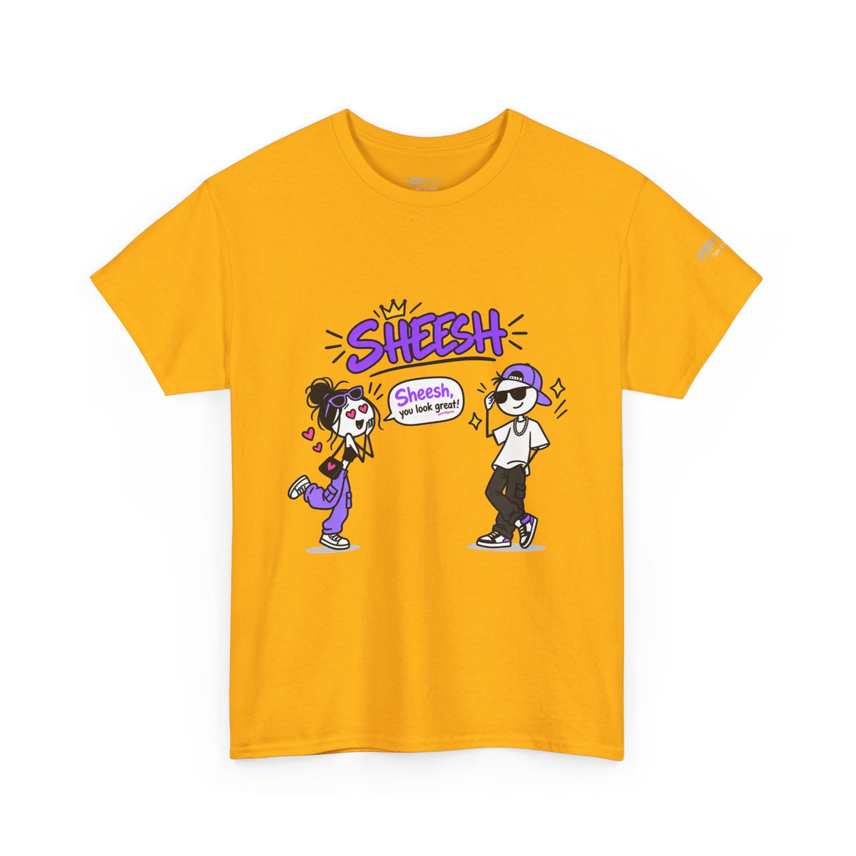 "Sheesh" Cartoon Tee — Funny Retro Graphic T-Shirt
