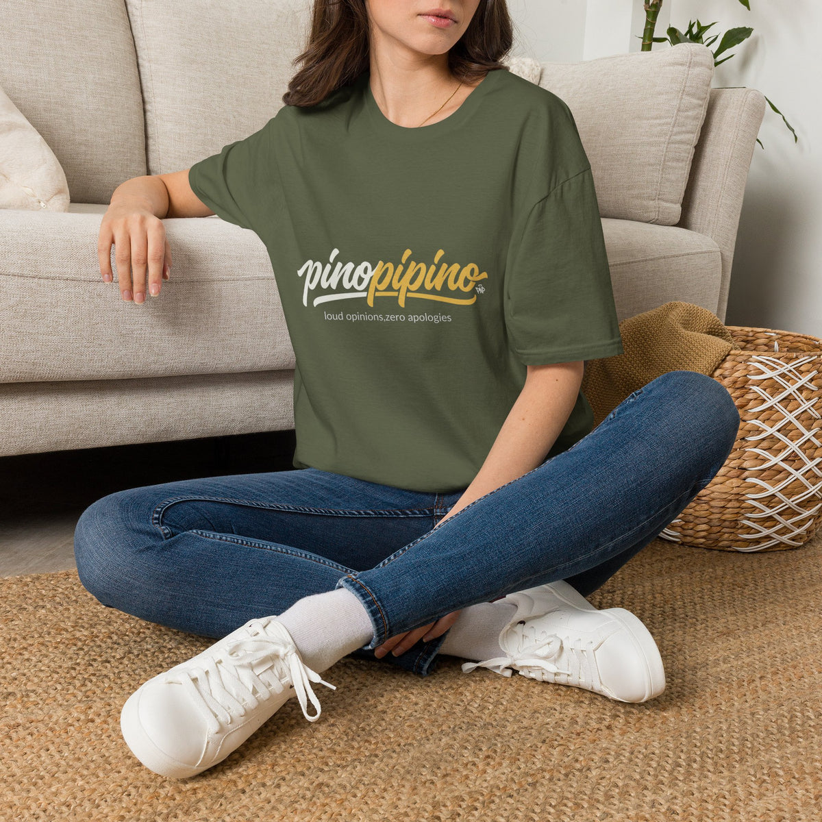 Pinopipino Logo T-Shirt — Retro Script