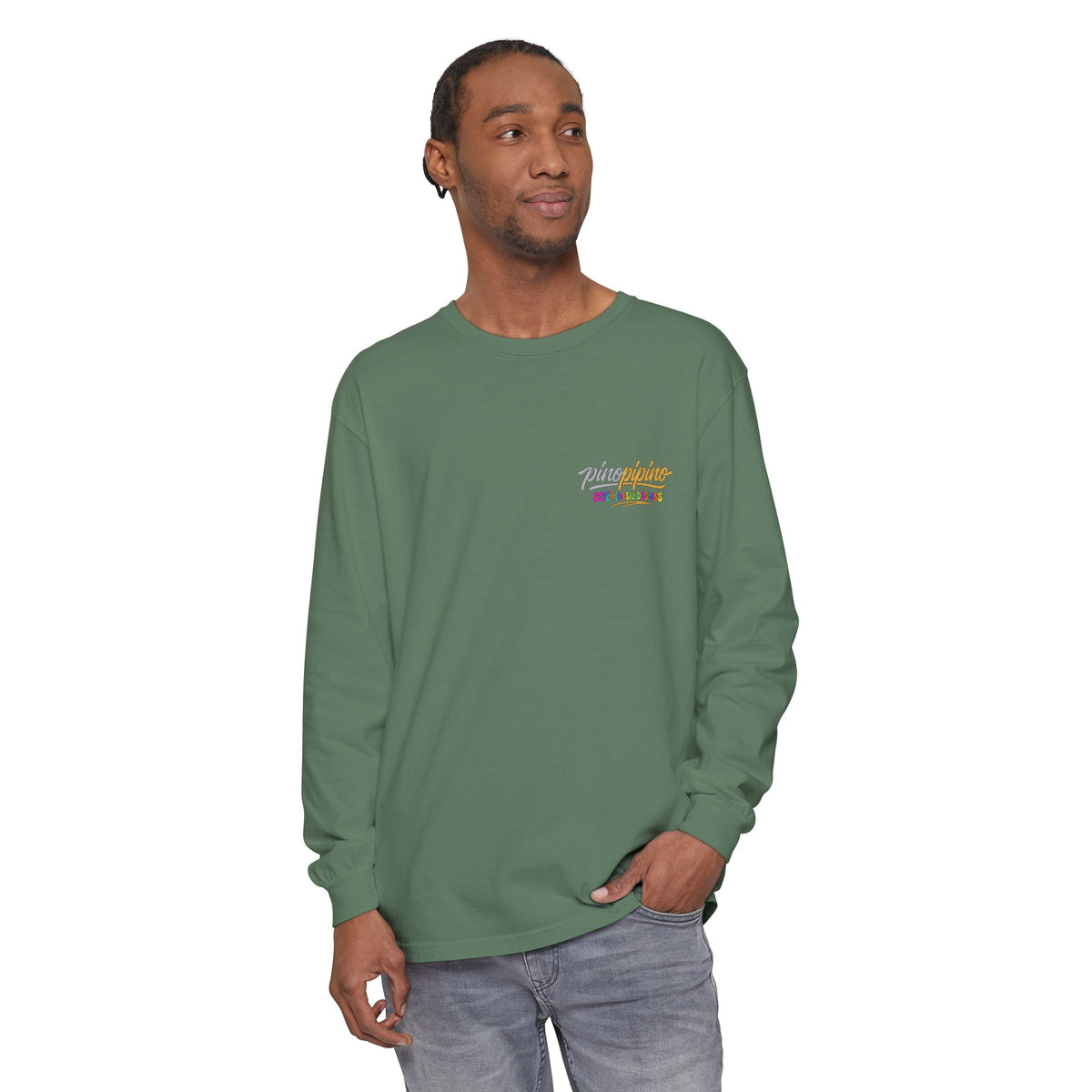 "When the Shrooms Bloom, The Goom Zooms" Psychedelic Design Long Sleeve T-Shirt