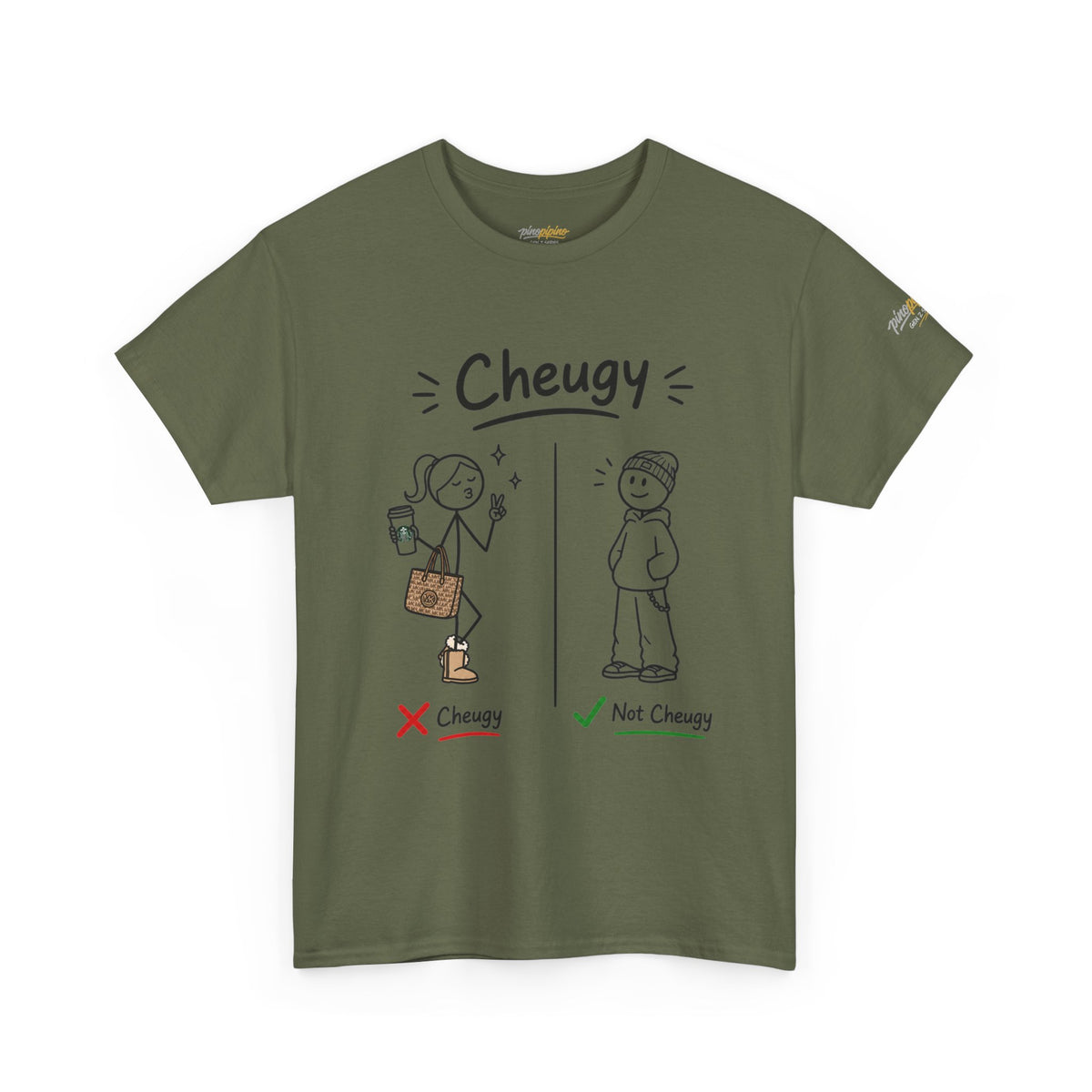 Cheugy vs Not Cheugy Graphic Tee