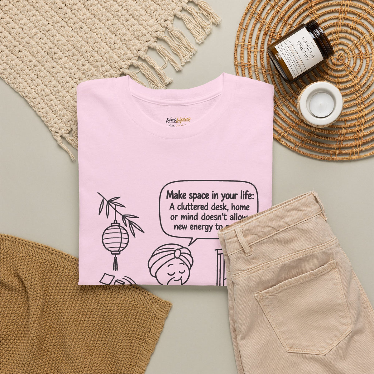 "Make Space in Your Life" Desk Humor Tee