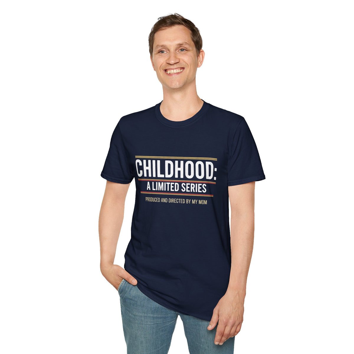 "Childhood: A Limited Series - Produced and Directed by My Mom" Vintage Retro Tee