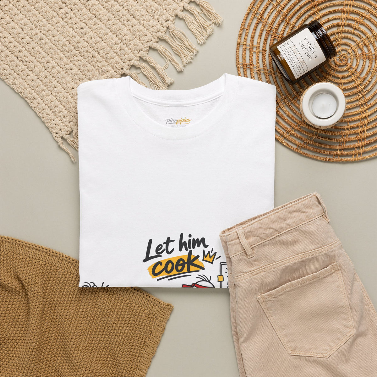 "Let Him Cook" Cartoon Graphic Tee