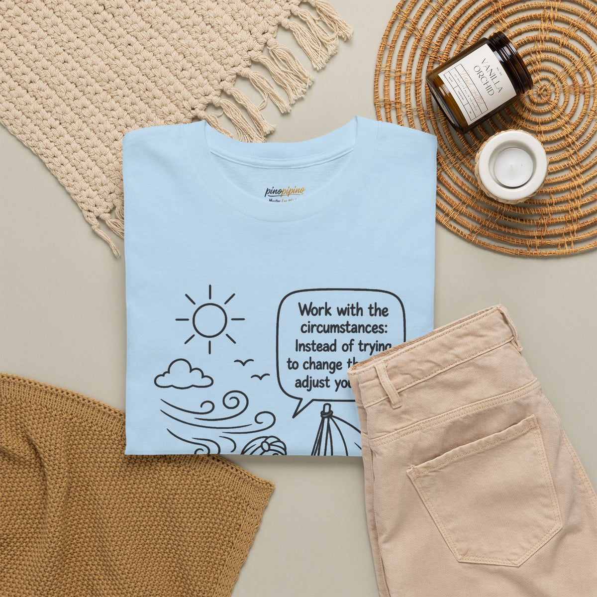 "Work with the circumstances" - Master Lee's Wisdom Tee