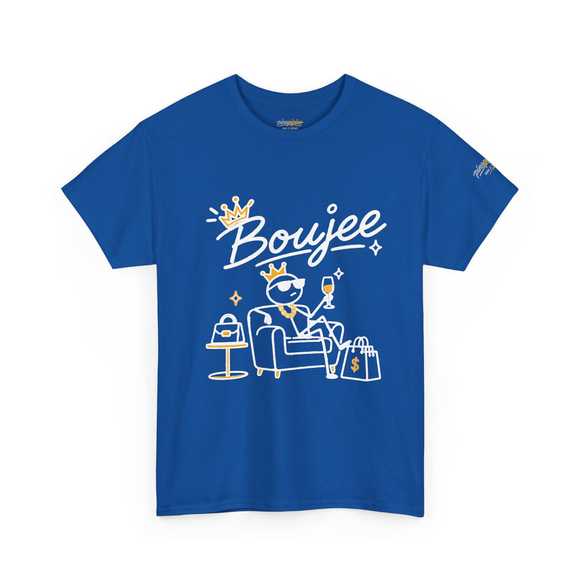 "Boujee" Minimal Graphic Cotton T-Shirt