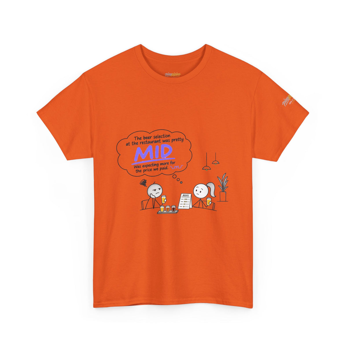 "Mid" GenZ Slang Humor T‑Shirt
