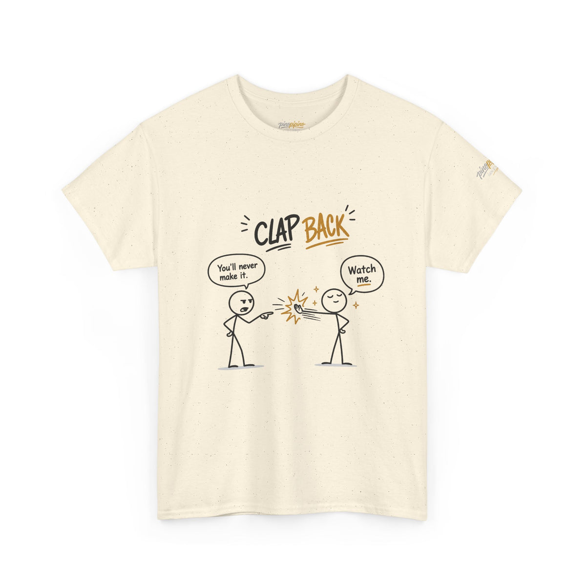 "Clap Back" Tee — Funny Stick Figure 'Clap Back' Graphic T-Shirt