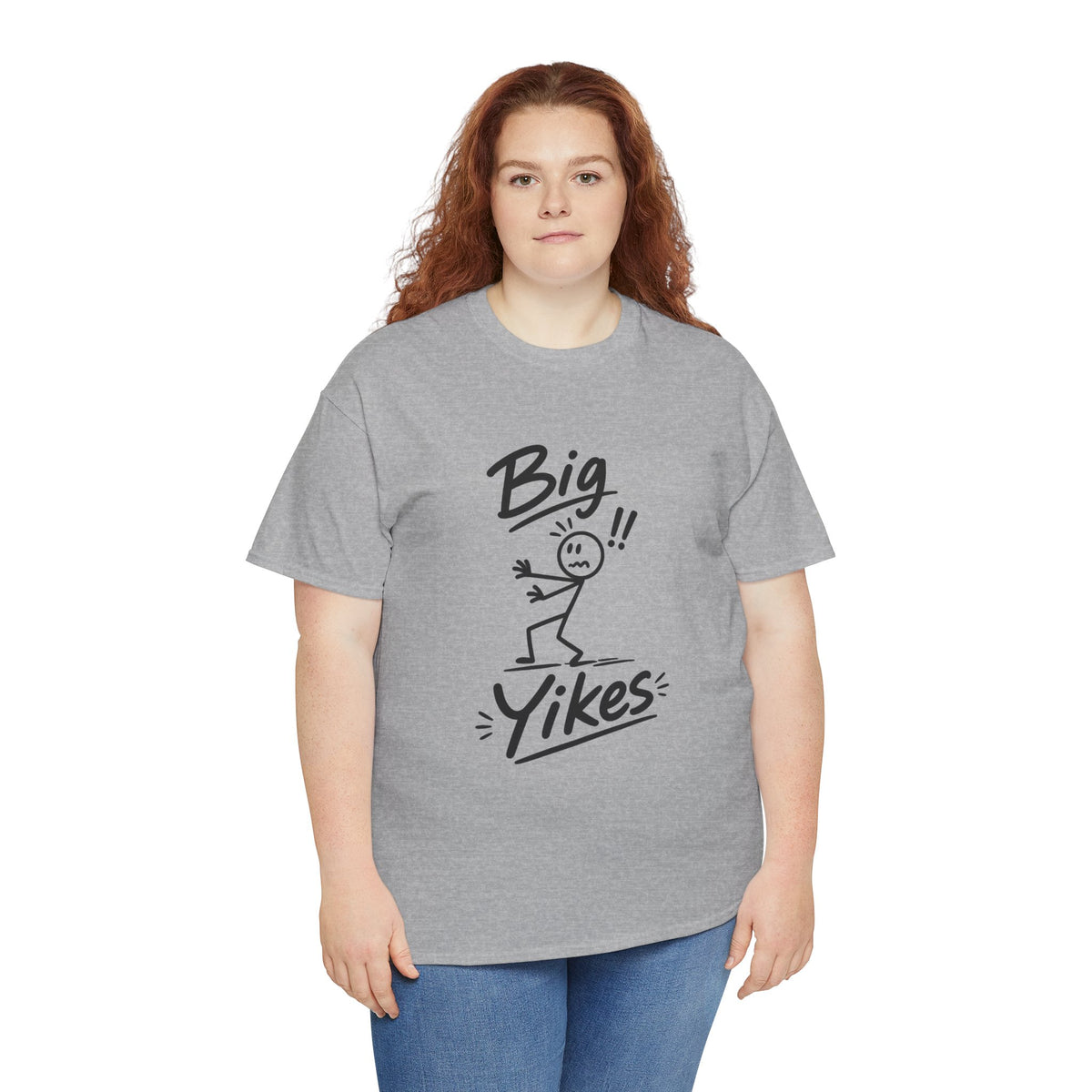 "Big Yikes Tee" — Funny Graphic Cotton T‑Shirt