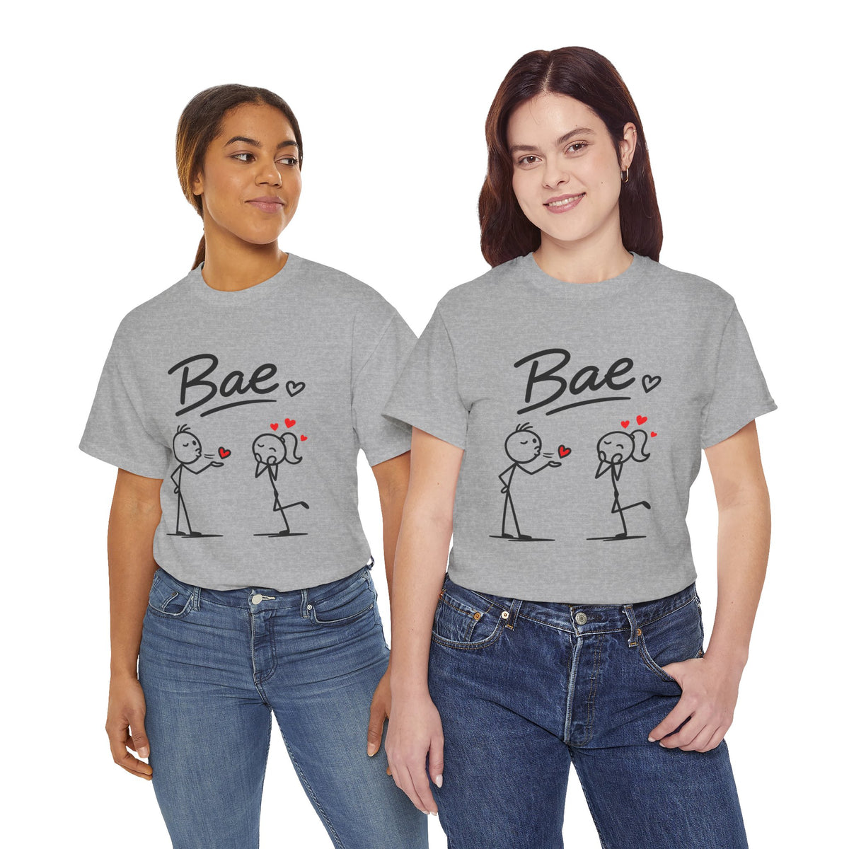 "Bae" Love Stick Figure T-Shirt