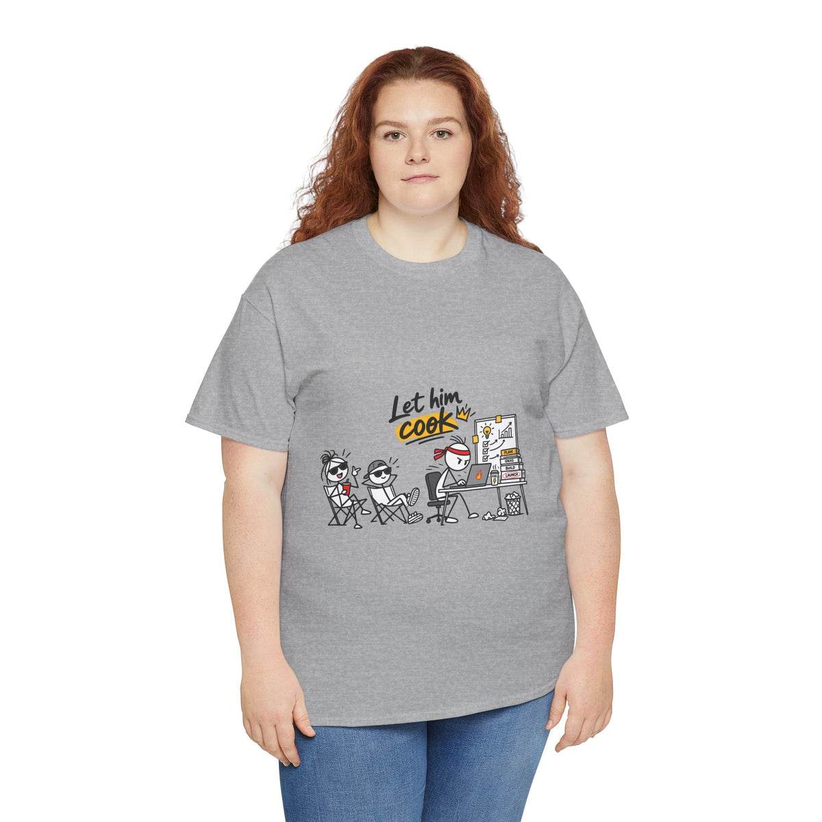 "Let Him Cook" Cartoon Graphic Tee
