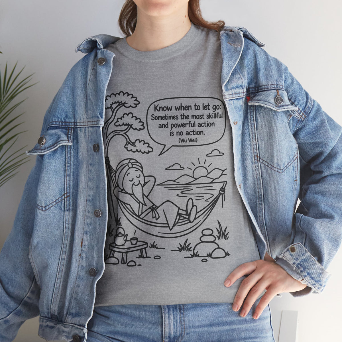 "Know when to let go" - Relaxing Hammock Graphic T-Shirt