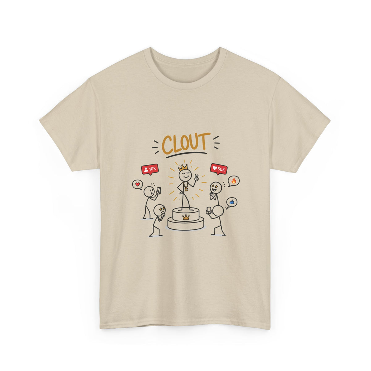 "Clout" Social Media Graphic Tee