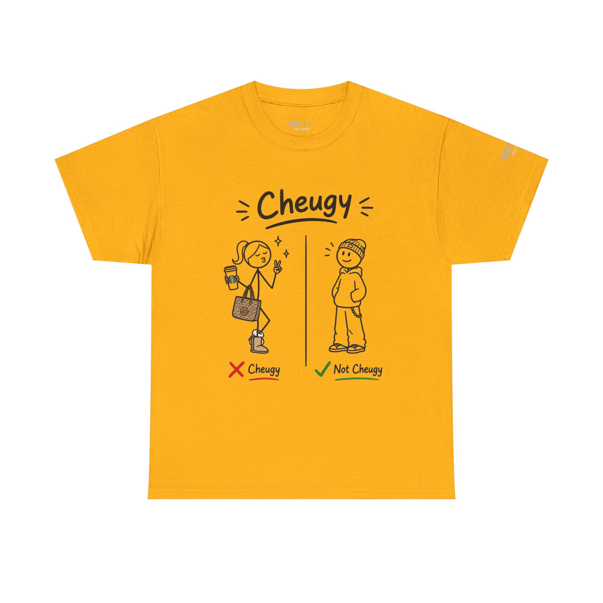 Cheugy vs Not Cheugy Graphic Tee