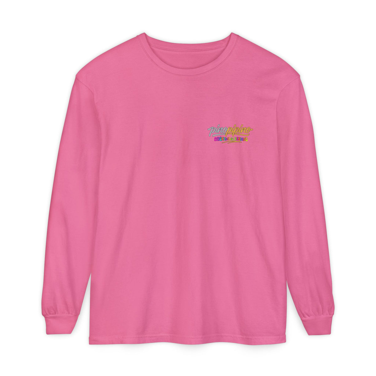 "When the Shrooms Bloom, The Goom Zooms" Psychedelic Design Long Sleeve T-Shirt