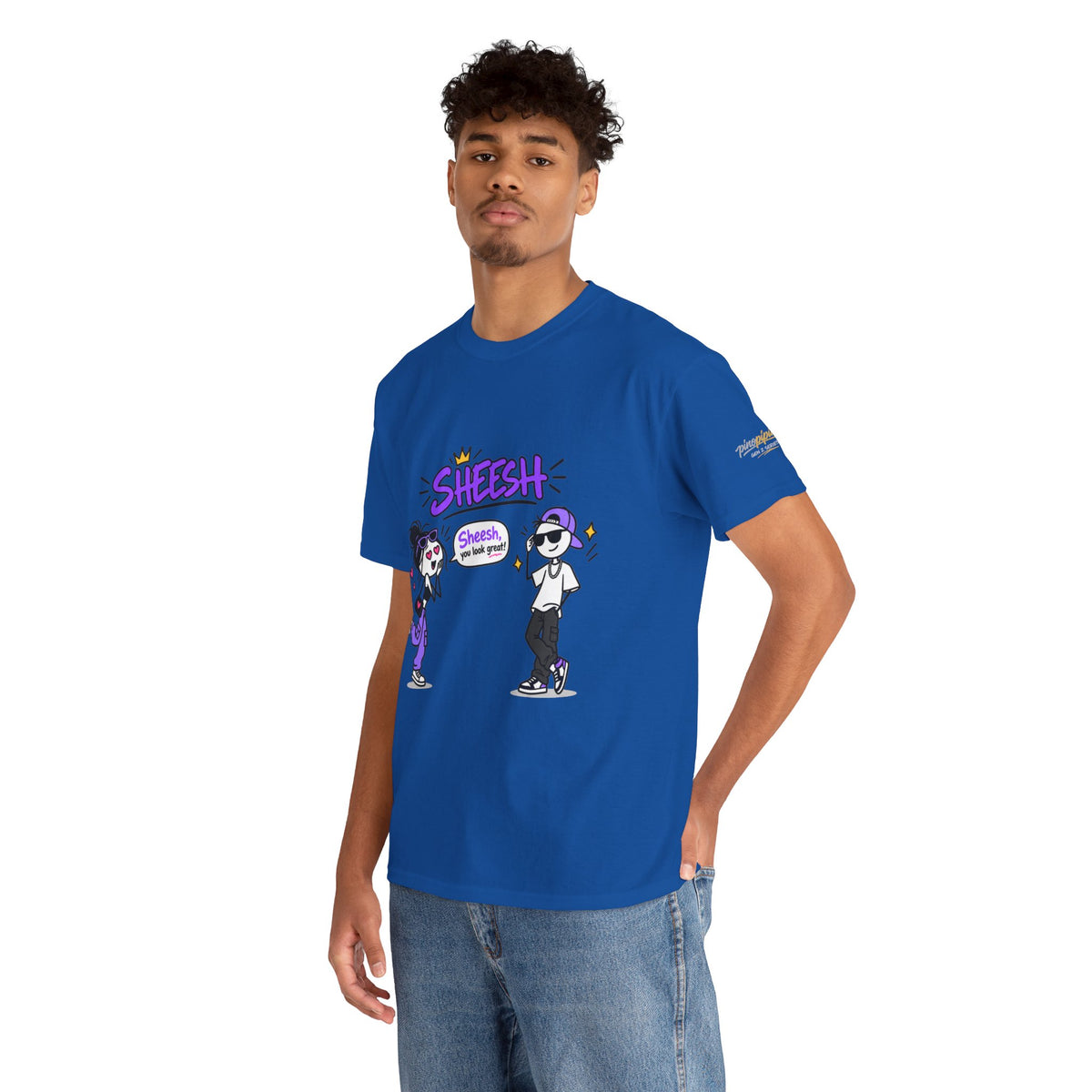 "Sheesh" Cartoon Tee — Funny Retro Graphic T-Shirt