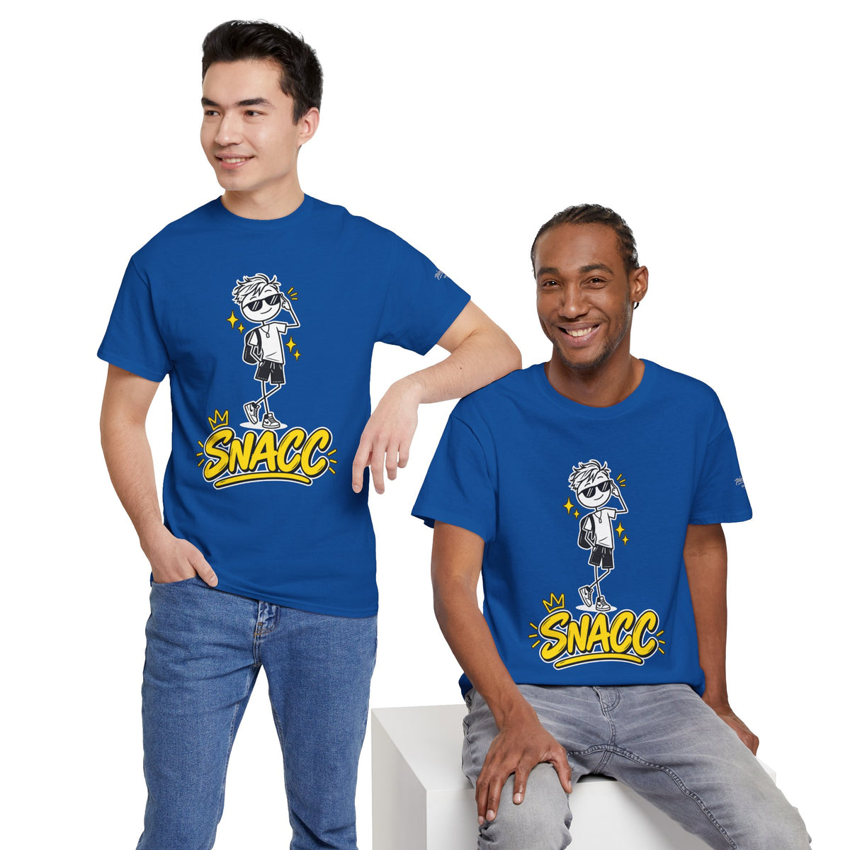 “SNACC” Man Graphic Streetwear Tee