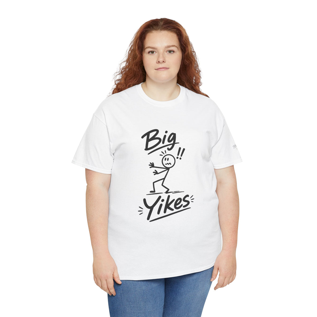 "Big Yikes Tee" — Funny Graphic Cotton T‑Shirt