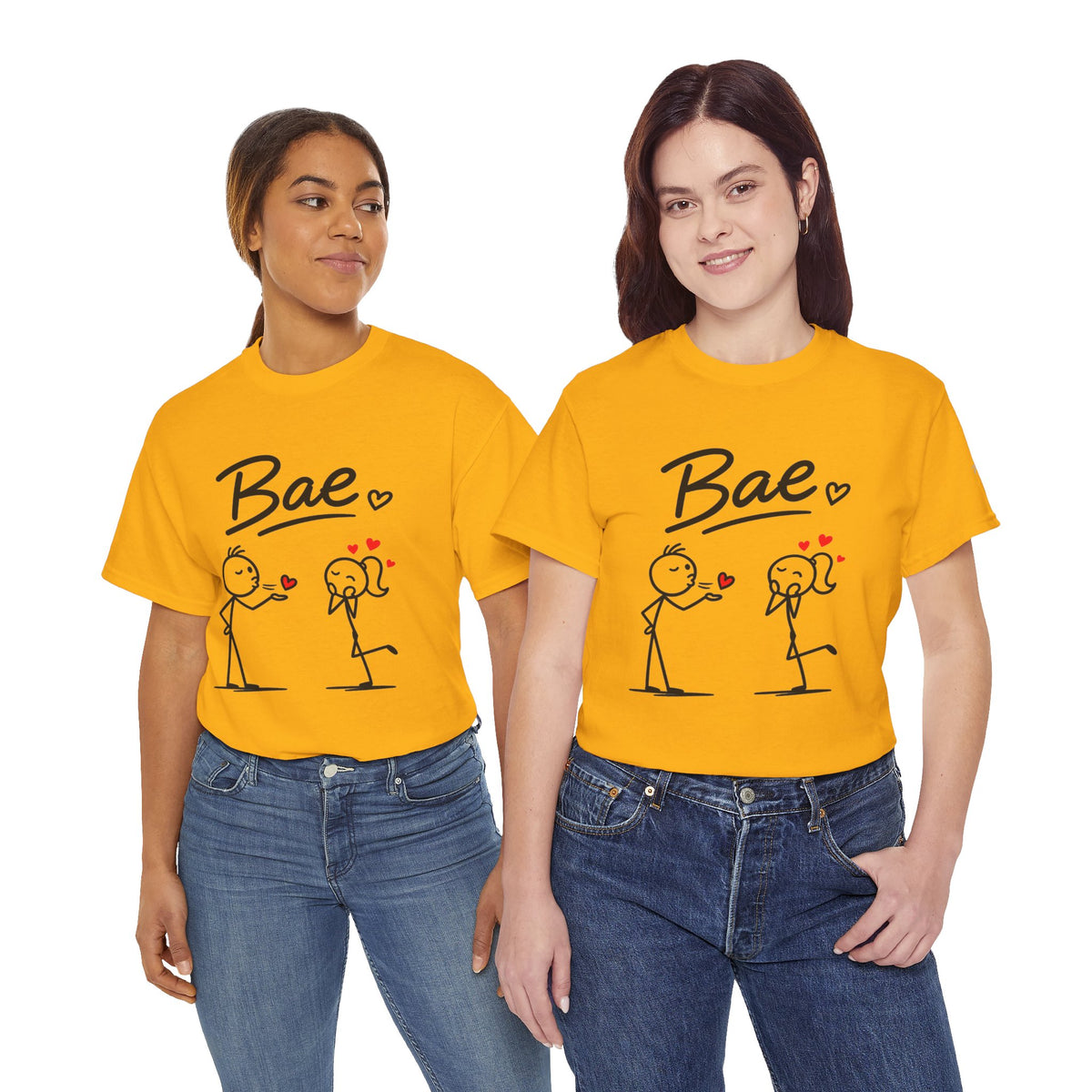 "Bae" Love Stick Figure T-Shirt