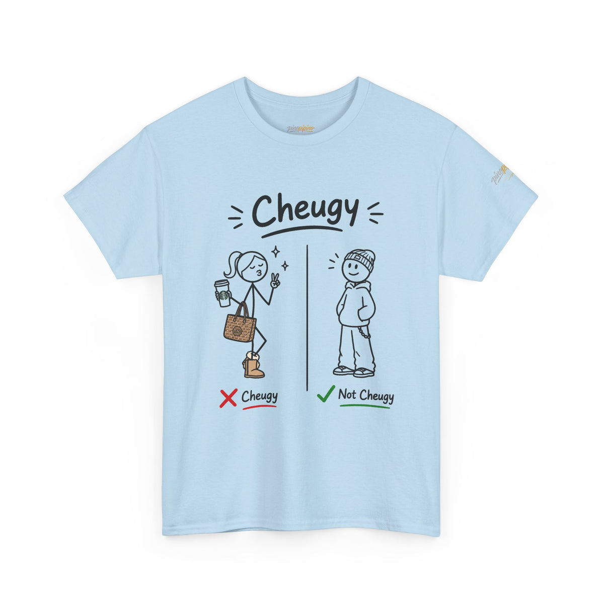 Cheugy vs Not Cheugy Graphic Tee