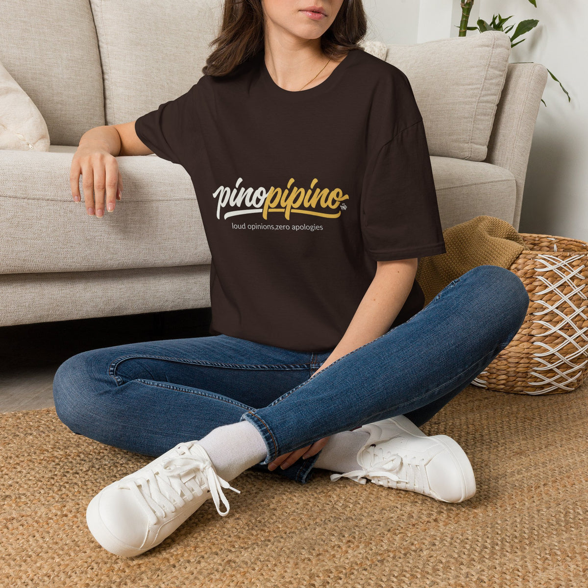Pinopipino Logo T-Shirt — Retro Script