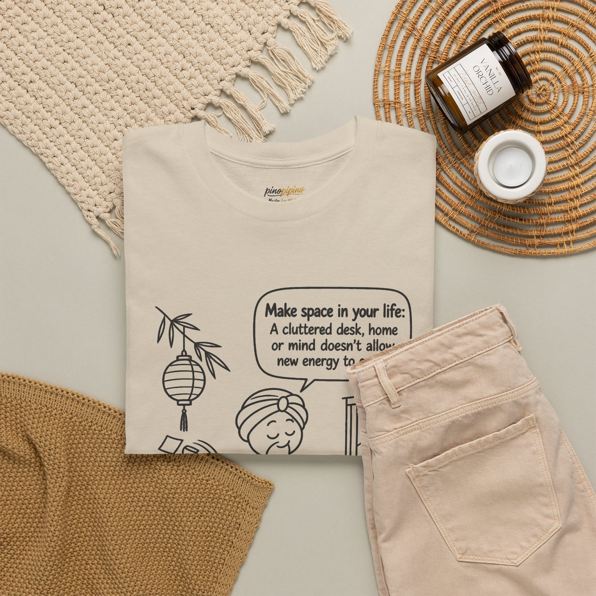 "Make Space in Your Life" Desk Humor Tee