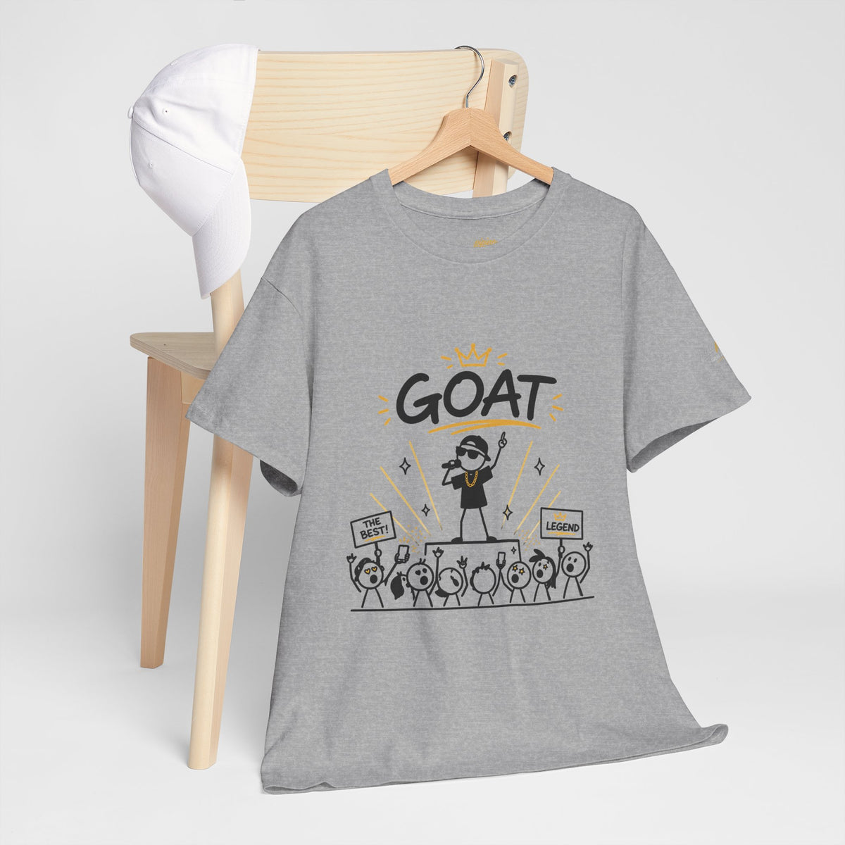 "GOAT" Gen Z Slang Graphic T-Shirt